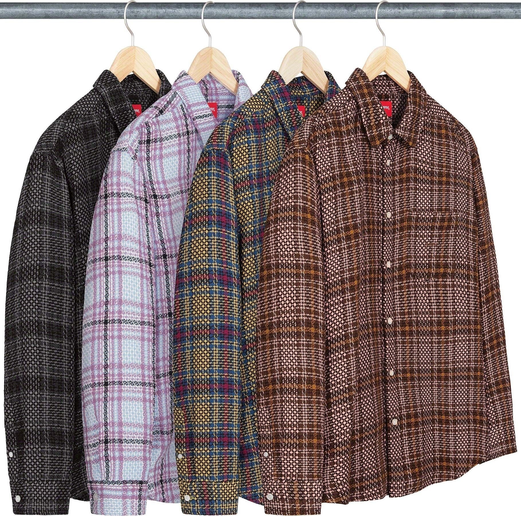 Basket Weave Plaid Shirt
